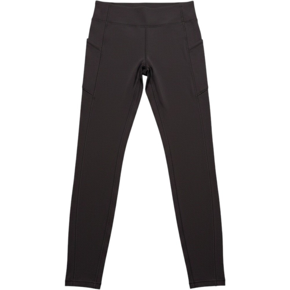 Lululemon Speed Up Tight Full Length Leggings Pockets Black Gray Womens Size 4